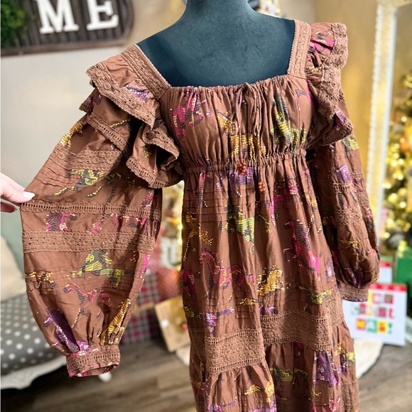 Farm Rio • Dotted Horse Maxi Dress - Picture 6 of 16